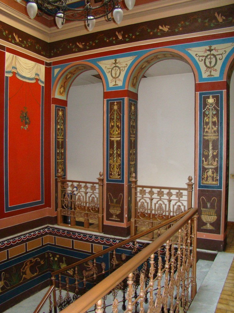 Scalinata di villa Zari