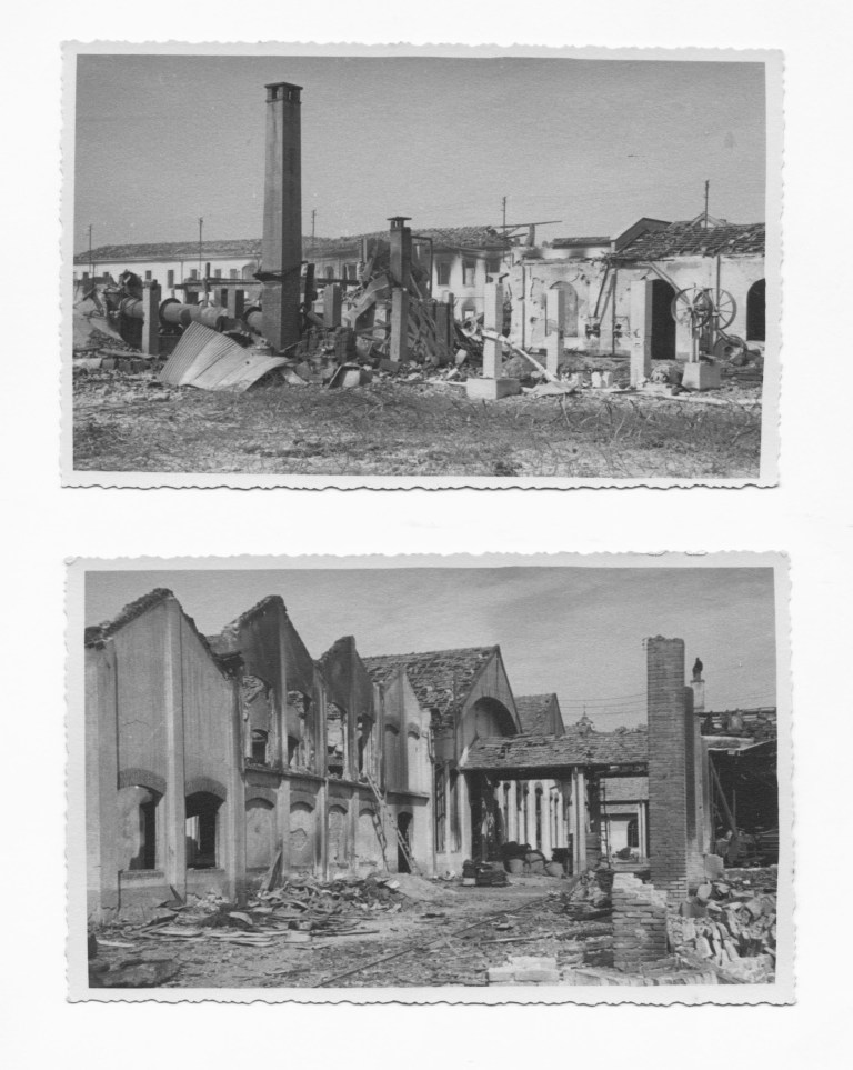 Stabilimento Marangoni bombardato