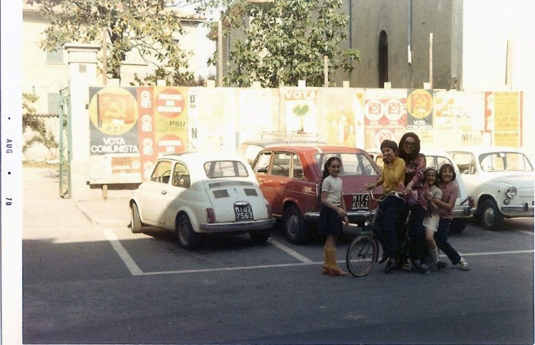Piazza san Martino prima delle elezioni