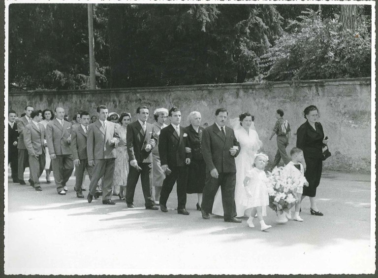 Corteo di un matrimonio