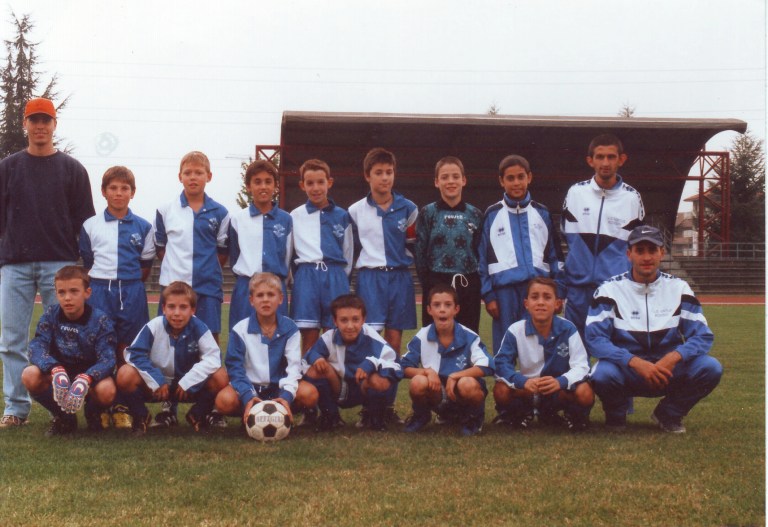 Pulcini della Virtus in via Europa