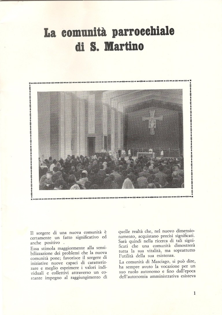 Interno della chiesa di san Martino